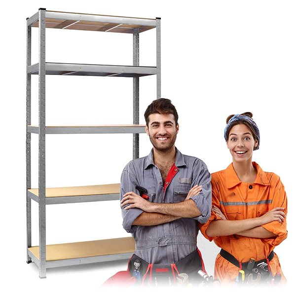 Shelving Unit Humberg Metal shelf 205 × 120 × 45 4850 ...