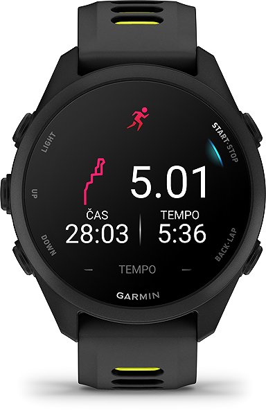 Smart Watch Garmin Forerunner 170 fekete-sárga ...