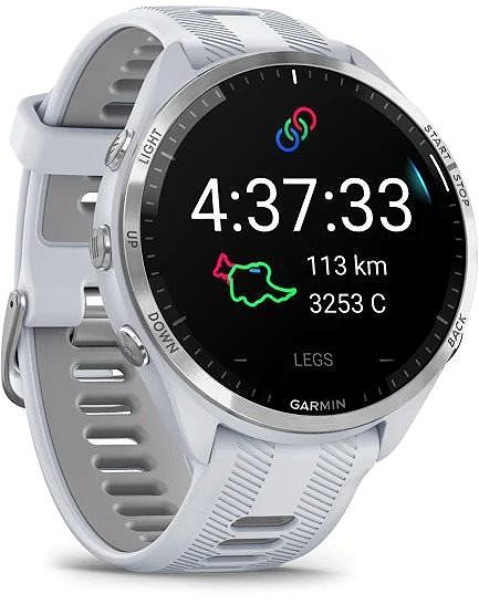 Smart Watch Garmin Forerunner 965 Whitestone/Powder Gray ...