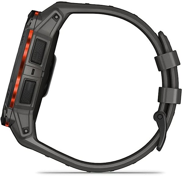 Smart Watch Garmin Instinct 3 50mm Solar, fekete, sötétszürke szíjjal ...