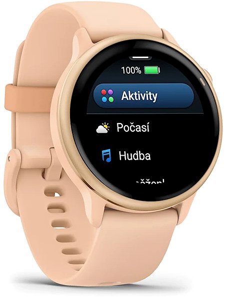 Smart Watch Garmin Vívoactive 6 Metallic Pink Dawn/Pink Dawn Band ...