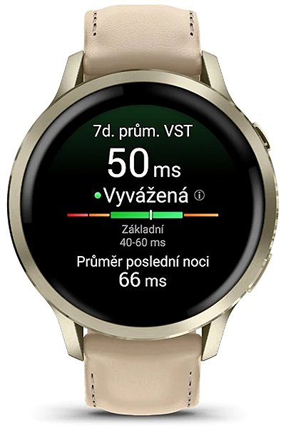 Smart Watch Garmin Venu 4 41mm Lunar Gold/LeatherBand ...