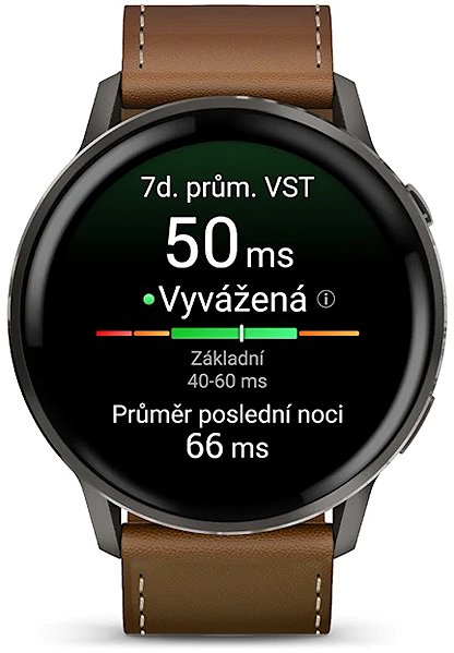 Smart Watch Garmin Venu 4 45mm Slate/Leather Band ...