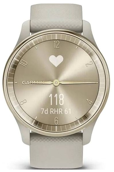 Smart Watch Garmin Vívomove Trend Cream Gold/French Grey ...