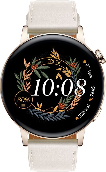 Smartwatch Huawei Watch GT 3 42 mm Elegant White Screen