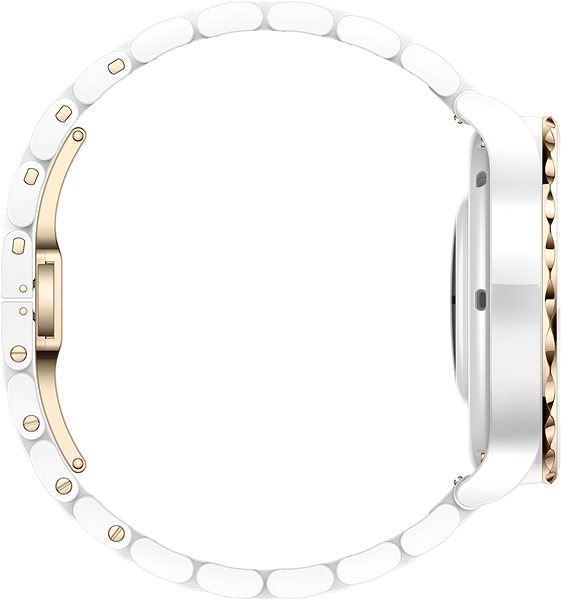Smart Watch Huawei Watch GT 3 Pro 43 mm White Ceramic Strap Lateral view