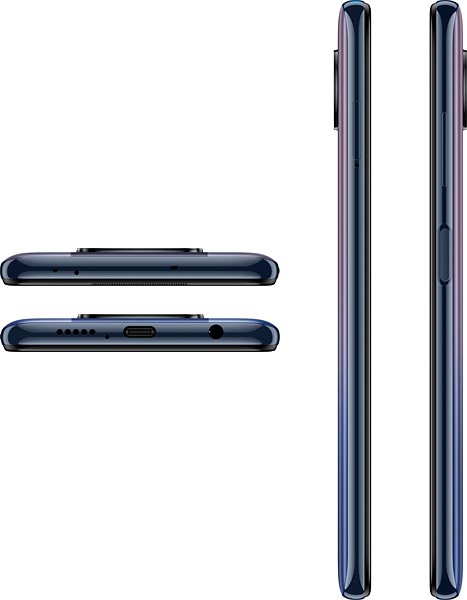 Mobile Phone POCO X3 Pro, 256GB, Gradient Black Lateral view