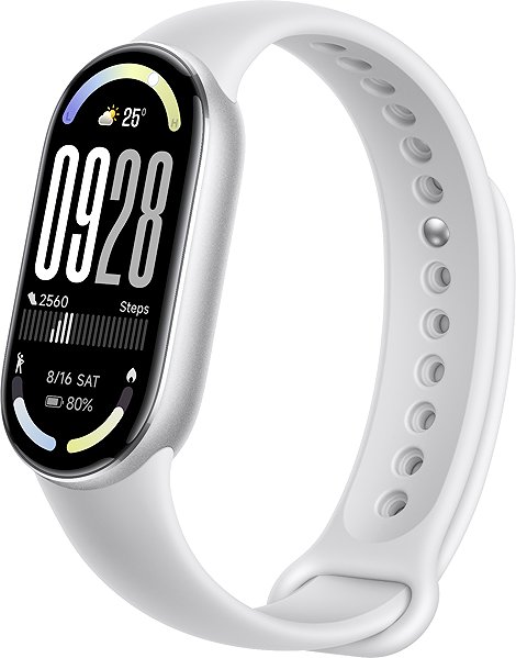 Okoskarkötő Xiaomi Smart Band 10 Glacier Silver ...