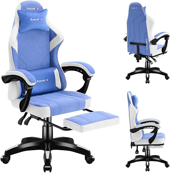 Gaming Chair Huzaro Swivel chair Force 3.7 blue ...