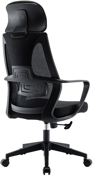 Irodai szék HAWAJ C9011A fekete-fekete Oldalnézet
