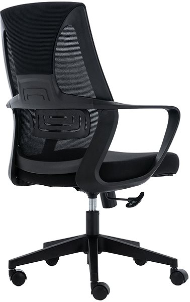 Kancelárska stolička HAWAJ C9011B čierno-čierna Zadná strana