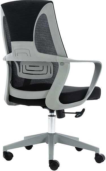 Kancelárska stolička HAWAJ C9011B čierno-sivá Zadná strana