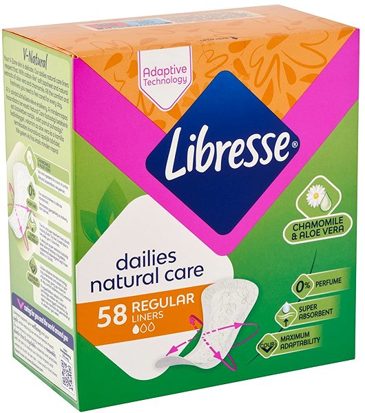 Slip inserts LIBRESSE Dailies Natural Care 58 pcs .