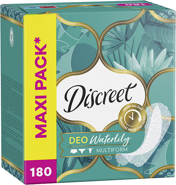 DISCREET Multiform Waterlily Slip Inserts 180 pcs .