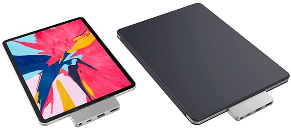Port replikátor HyperDrive 4-in-1 USB-C Hub iPad Pro - Space Gray ...