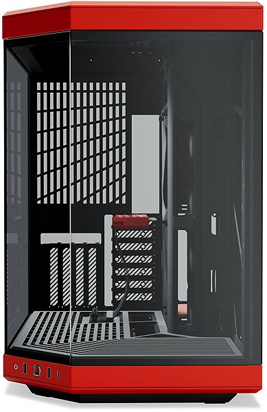 HYTE Y70 Black Cherry PC case.