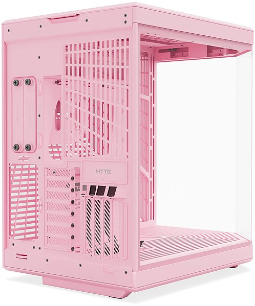 HYTE Y70 Strawberry Milk PC case.