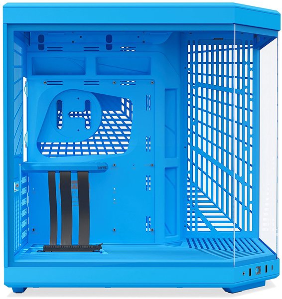 HYTE Y70 Blueberry Milk computer case.