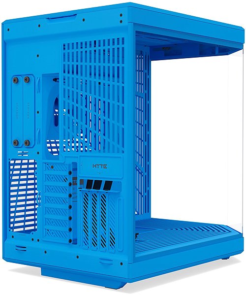 HYTE Y70 Blueberry Milk computer case.