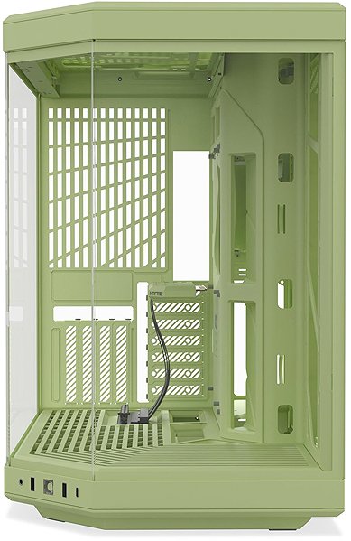 HYTE Y70 Matcha Milk PC case.