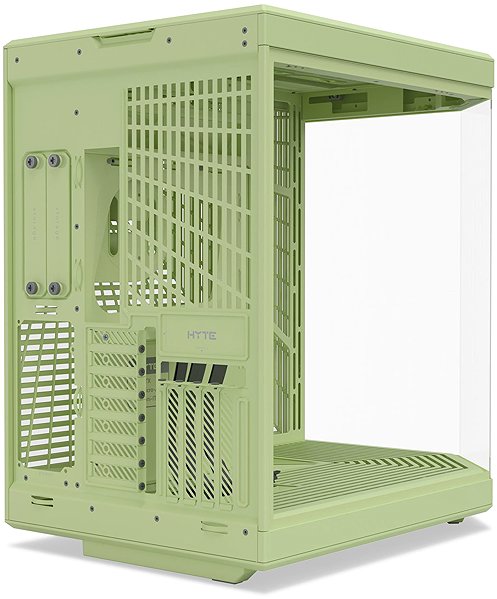 HYTE Y70 Matcha Milk PC case.