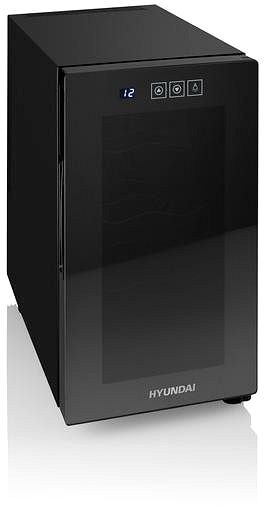Wine Cooler HYUANDAI VIN8G thermoelectric Lateral view