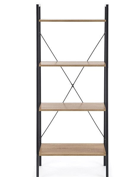 Shelving Unit Shelf RUTVIK 2, decor sonoma/black Screen