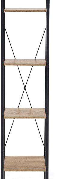 Shelving Unit Shelf RUTVIK 1, decor sonoma/black Screen