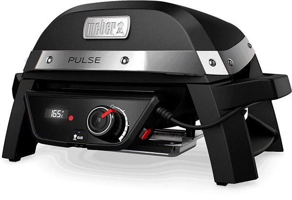 Electric Grill Weber PULSE 1000 Electric Grill, Black Lateral view