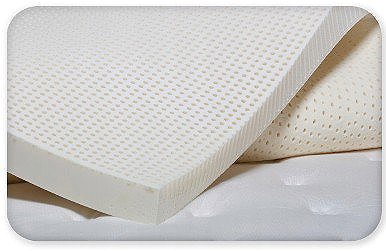 TEXTILOMANIE Antibacterial Latex Mattress 24 cm 140 × 200 cm, without mattress protector.