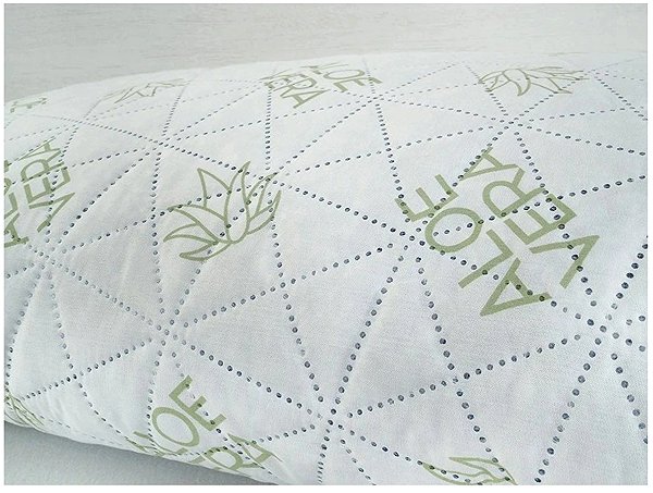 Anatomical pillow TEXTILOMANIA Anatomical pillow Visco luxury aloe vera 45 × 75 cm .