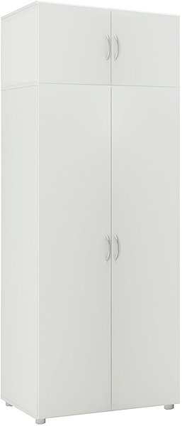 Nejlevnější nábytek GEBROULAZ 2D combination wardrobe, white.