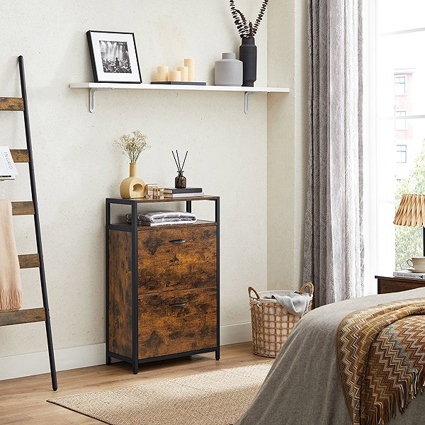 Shoe Rack Songmics Shoe rack Vasagle CEBIO brown/black ...