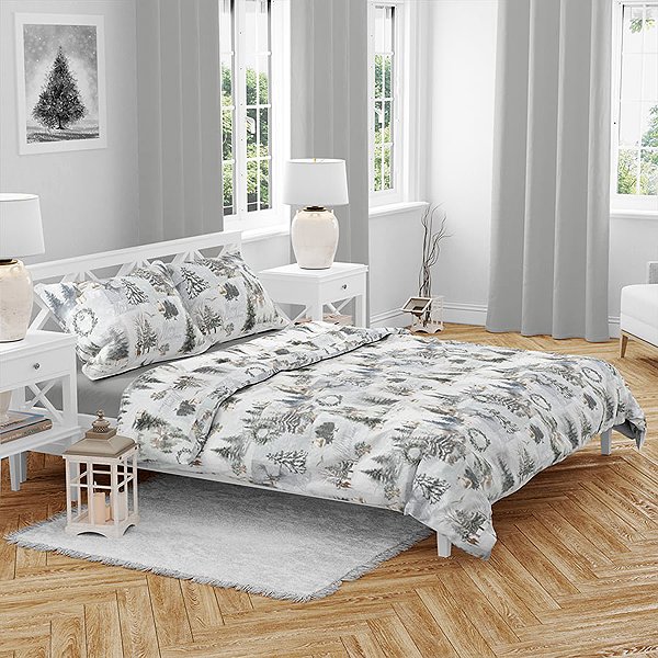 Kaptan cotton bedding newspaper 140×200, 70×90cm