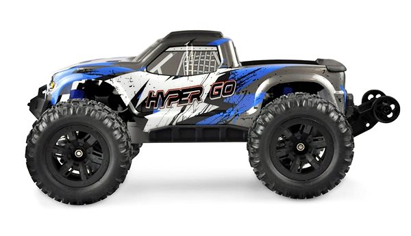 RC auto Amewi Hyper Go Monster Truck s GPS 4WD 1:16, RTR, brushed, modrý ...