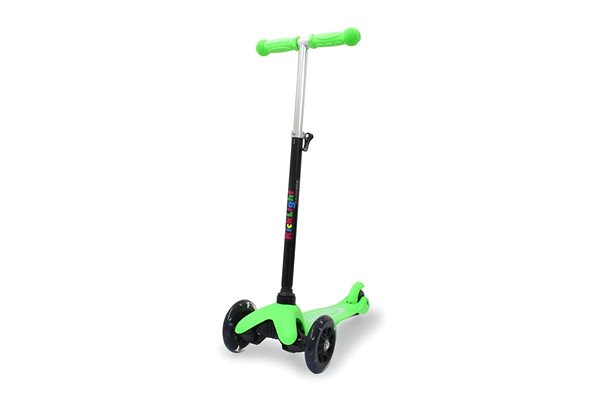 Roller Jamara KickLight Scooter green Oldalnézet
