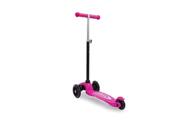 Kolobežka Jamara KickLight Scooter pink Bočný pohľad