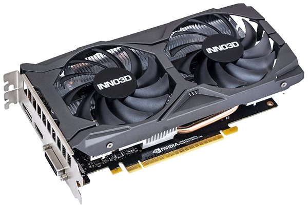 Graphics Card Inno3D GeForce GTX 1650 SUPER Twin X2 OC Lateral view