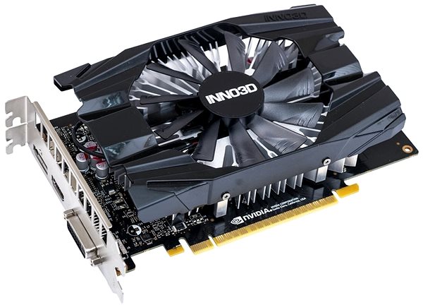 Graphics Card Inno3D GeForce GTX 1650 D6 COMPACT V2 Lateral view