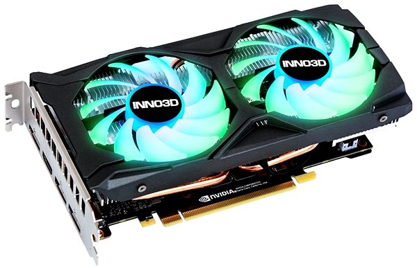 Graphics Card Inno3D GeForce GTX 1660 Twin X2 OC RGB Lateral view