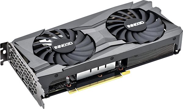 Graphics Card Inno3D GeForce RTX 3060 Ti Twin X2 LHR Lateral view