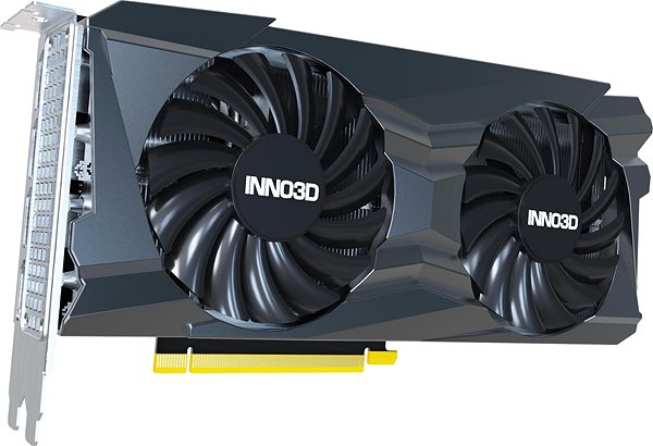 Graphics Card Inno3D GeForce RTX 3060 Ti TWIN X2 OC LHR Lateral view