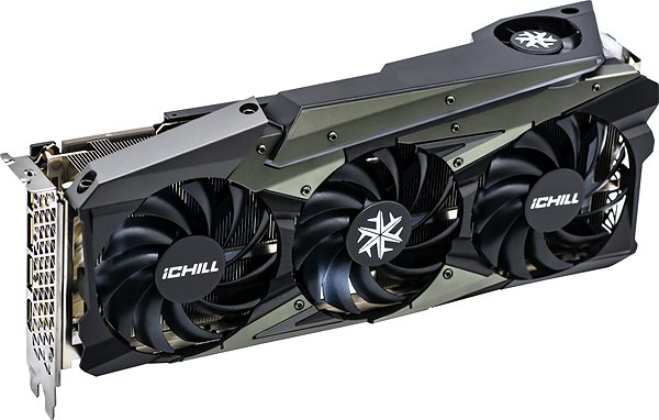 Graphics Card Inno3D GeForce RTX 3070 iCHILL X4 LHR Lateral view