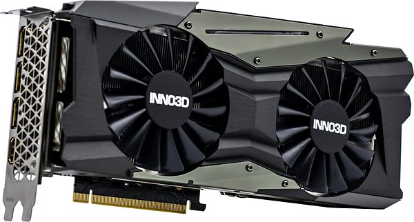 Graphics Card Inno3D GeForce RTX 3080 TWIN X2 OC LHR Lateral view