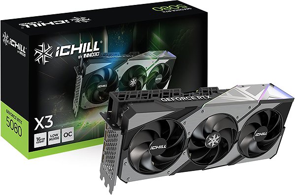 Graphics Card Inno3D GeForce RTX 5080 ICHILL X3 16G ...