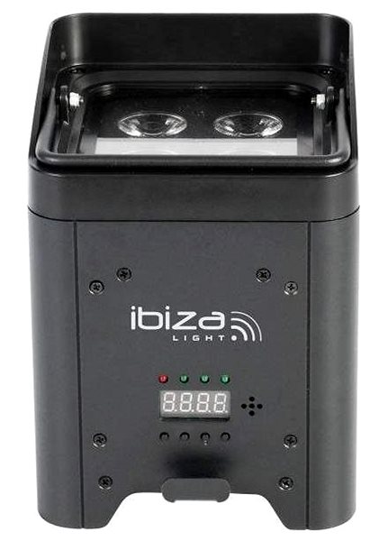 LED reflektor Ibiza Sound & Light BOX-HEX4 Screen