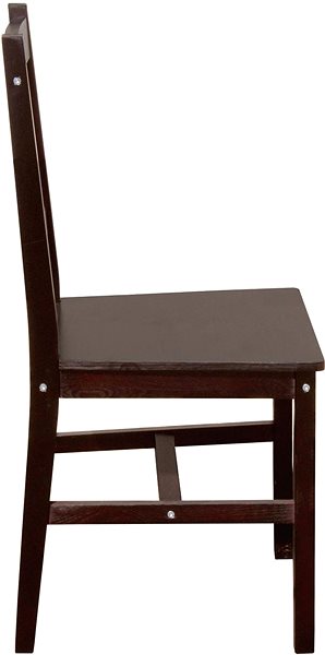 Jedálenská stolička IDEA nábytok Stoličky 869H tmavohnedý lak ...