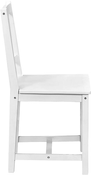 Jedálenská stolička IDEA nábytok Stoličky 869B biely lak ...