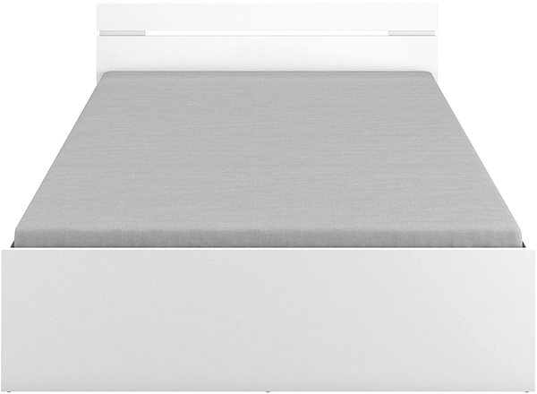 Posteľ IDEA nábytok Multifunkčná posteľ 140 × 200 MICHIGAN perleťovo biela ...