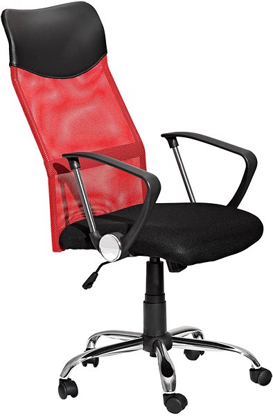 Kancelárska stolička IDEA nábytok Kancelárske kreslo PREZIDENT červené K56 ...